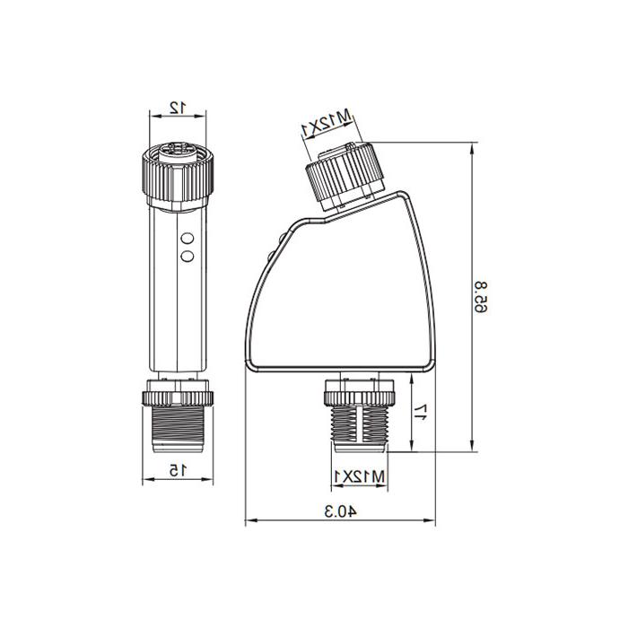 IO-Link Hub, 1 AO, 4...20mA current analog adapter, 0AC061